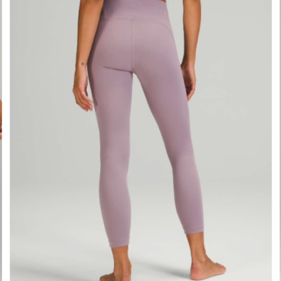 LULULEMON WOMENS INSTILL HIGH RISE TIGHT LEGGINGS 25" INSEAM VIOLET VERBANA 2 - Picture 3 of 8
